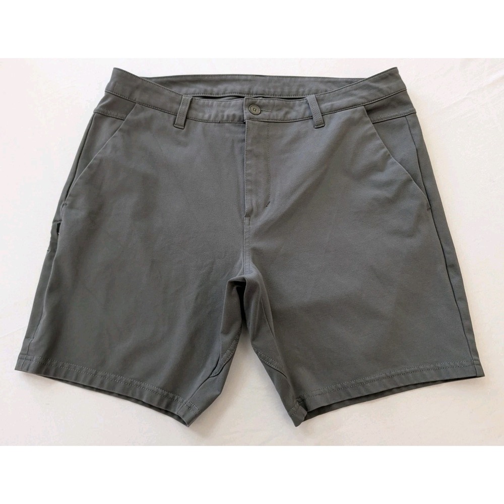 BYLT Premium Basics Everyday Short 8" Men's 36 Gray Fawn Stretch Golf Athletic